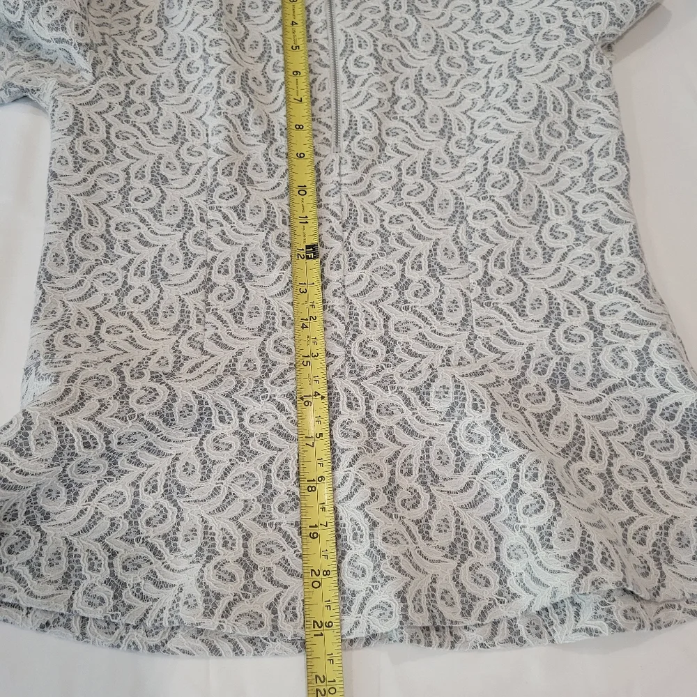 J. Crew Peplum Lace Top Size XS